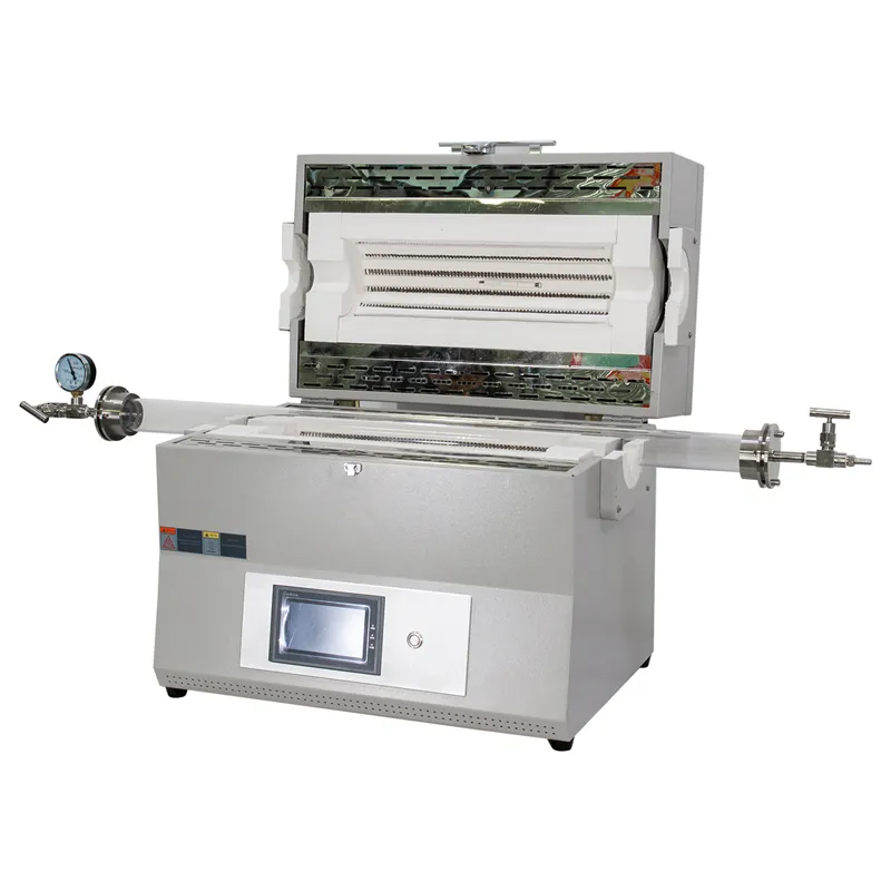 1200°C Programmable Quartz Laboratory Tube Furnace